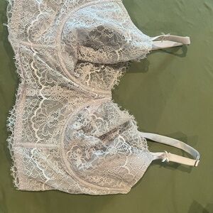 Victoria's Secret Cream Lace Corset Bra Intimates